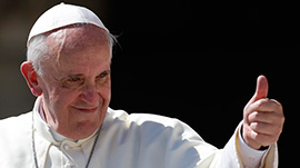 Papa pede que Igreja seja «casa da alegria»