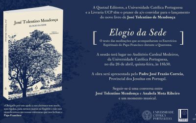 Elogio da Sede – lançamento