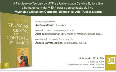 “Vivências cristãs em Contexto Islâmico”, de Adel Sidarus – Apresentação