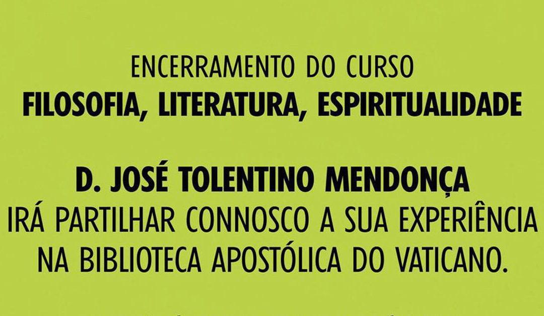 Sessão de encerramento do curso Filosofia, Literatura, Espiritualidade