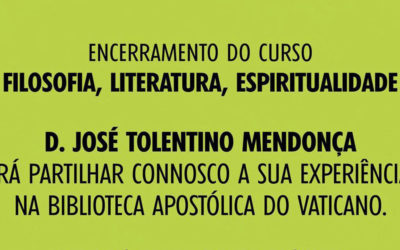 Sessão de encerramento do curso Filosofia, Literatura, Espiritualidade
