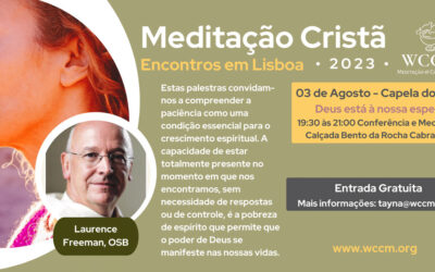 JMJ – Conferência/meditação de Fr. Lawrence Freeman