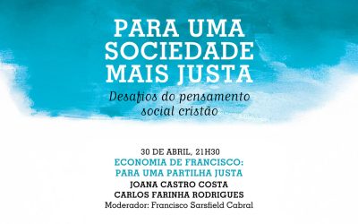 Economia de Francisco: Para uma partilha justa – gravação já disponível